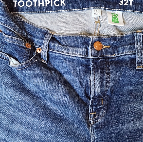 J. Crew Blue Toothpick Skinny Jeans Classic Style - Picture 6 of 9